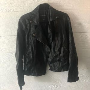 Rock & Republic Faux Leather Jacket - Size Large